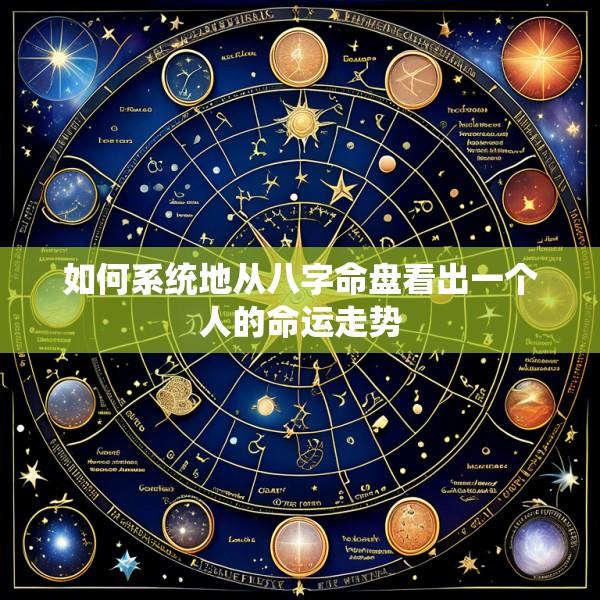 如何系统地从八字命盘看出一个人的命运走势