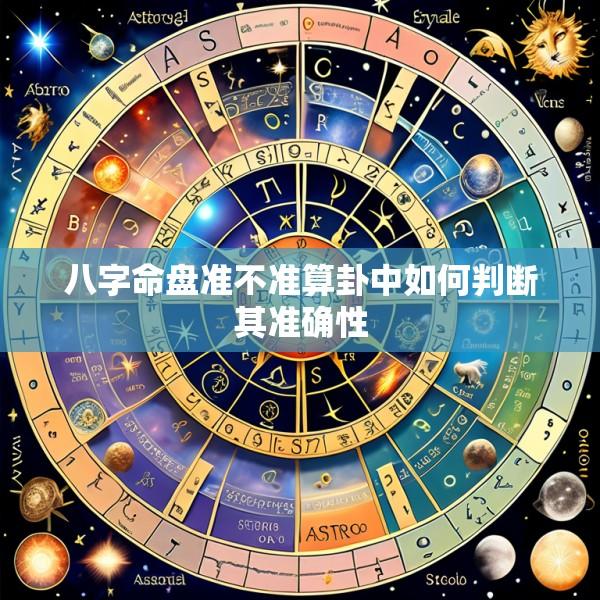 八字命盘准不准算卦中如何判断其准确性