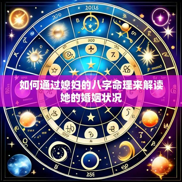 如何通过媳妇的八字命理来解读她的婚姻状况