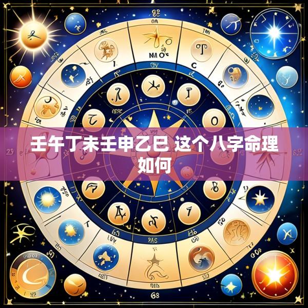 壬午丁未壬申乙巳 这个八字命理如何