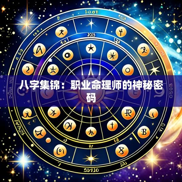 八字集锦：职业命理师的神秘密码