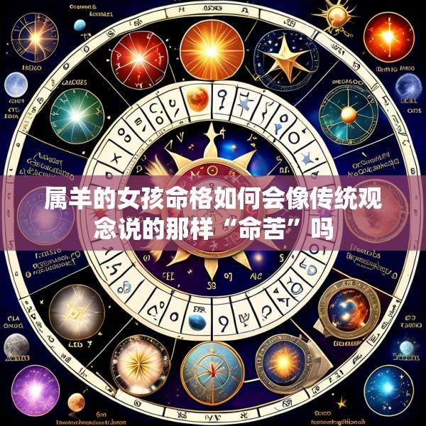属羊的女孩命格如何会像传统观念说的那样“命苦”吗