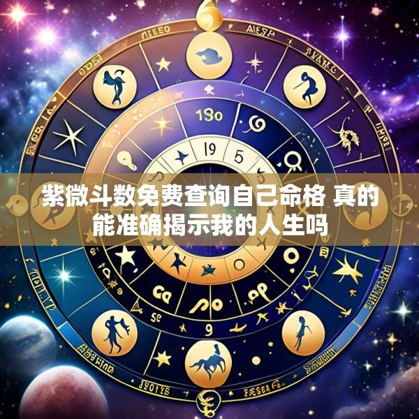 紫微斗数免费查询自己命格 真的能准确揭示我的人生吗
