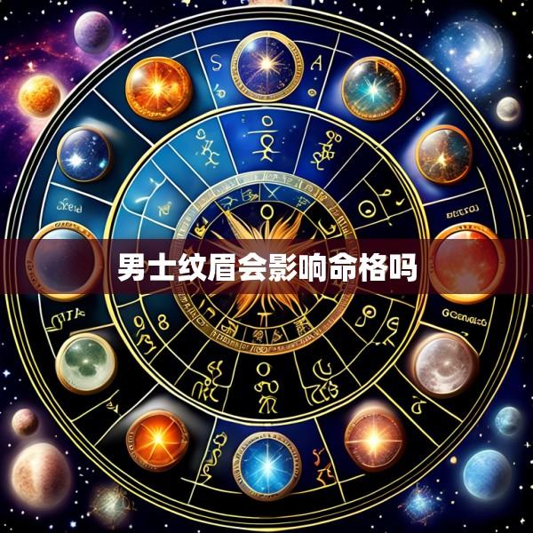 男士纹眉会影响命格吗