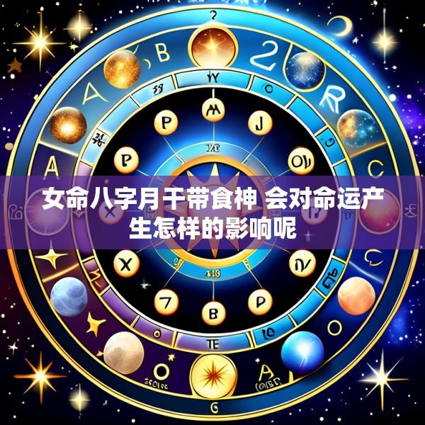 女命八字月干带食神 会对命运产生怎样的影响呢