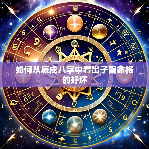 如何从辰戌八字中看出子嗣命格的好坏