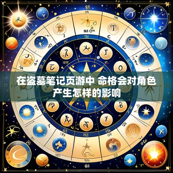 在盗墓笔记页游中 命格会对角色产生怎样的影响