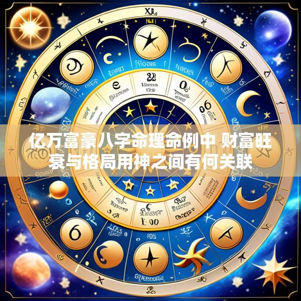 亿万富豪八字命理命例中 财富旺衰与格局用神之间有何关联