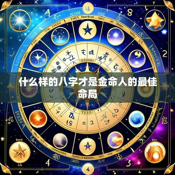 什么样的八字才是金命人的最佳命局