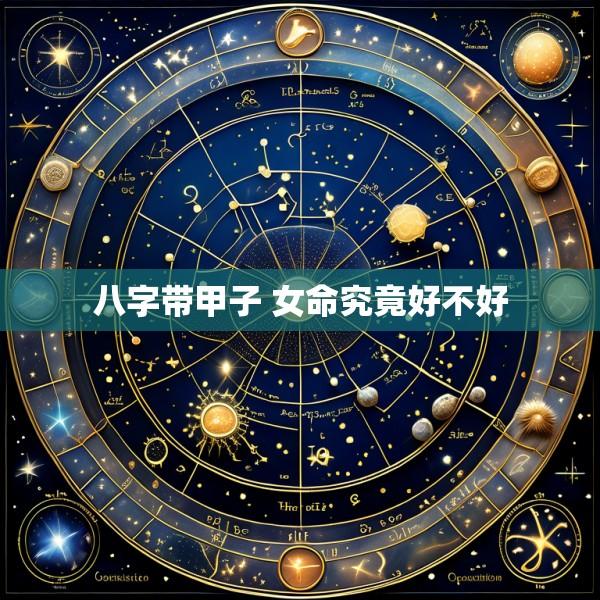 八字带甲子 女命究竟好不好