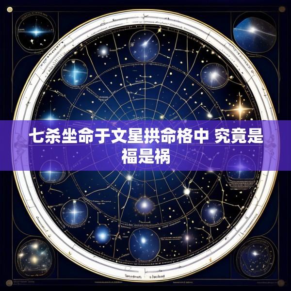 七杀坐命于文星拱命格中 究竟是福是祸