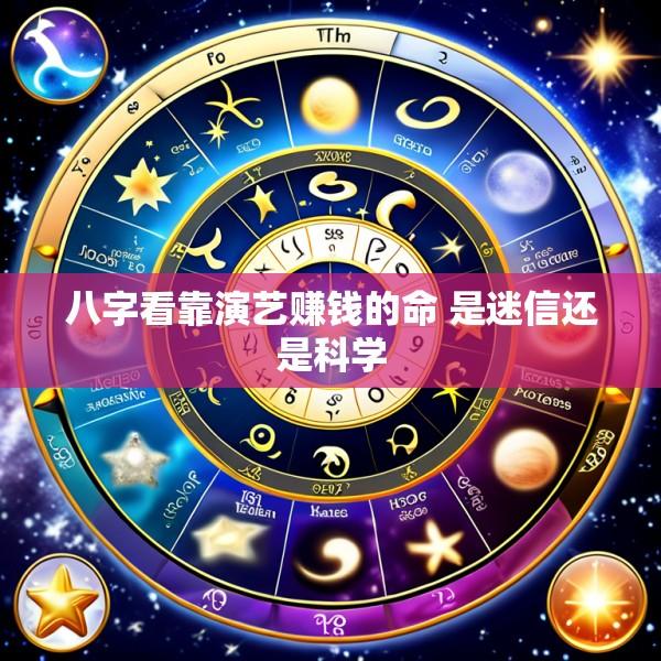 八字看靠演艺赚钱的命 是迷信还是科学