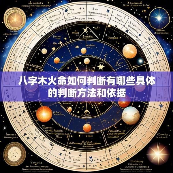 八字木火命如何判断有哪些具体的判断方法和依据