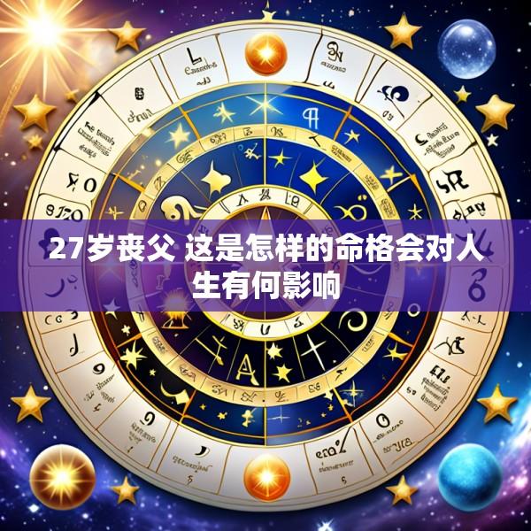 27岁丧父 这是怎样的命格会对人生有何影响