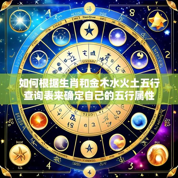 如何根据生肖和金木水火土五行查询表来确定自己的五行属性