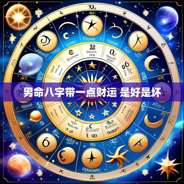 男命八字带一点财运 是好是坏