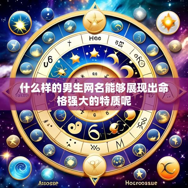 什么样的男生网名能够展现出命格强大的特质呢