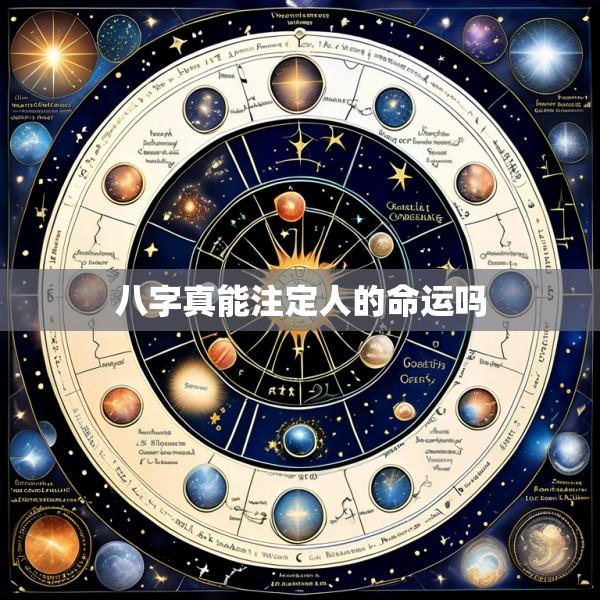 八字真能注定人的命运吗