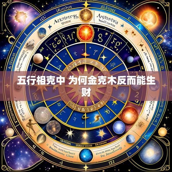 五行相克中 为何金克木反而能生财