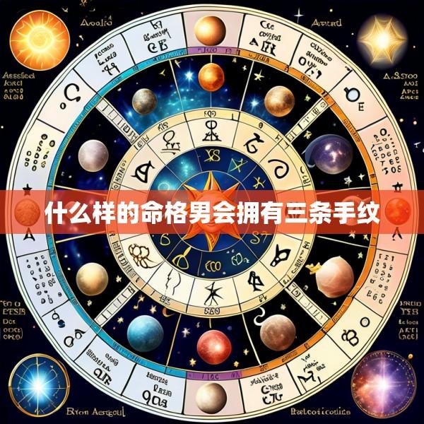什么样的命格男会拥有三条手纹