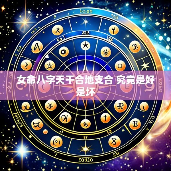 女命八字天干合地支合 究竟是好是坏