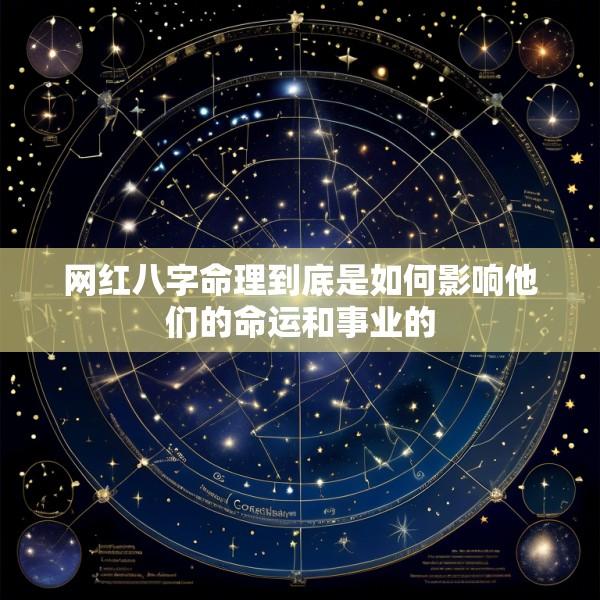 网红八字命理到底是如何影响他们的命运和事业的