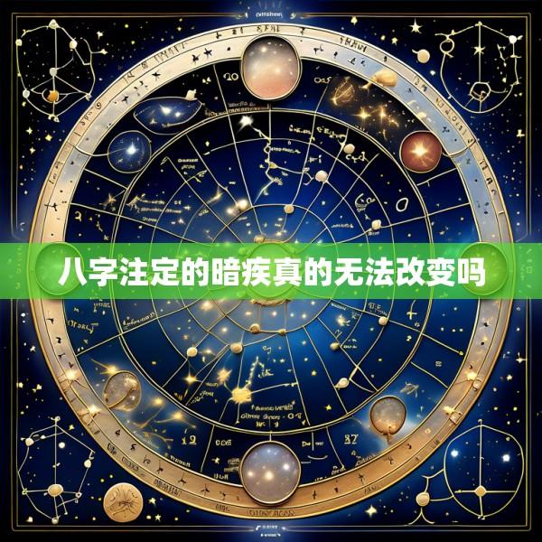 八字注定的暗疾真的无法改变吗