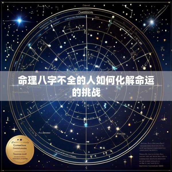 命理八字不全的人如何化解命运的挑战