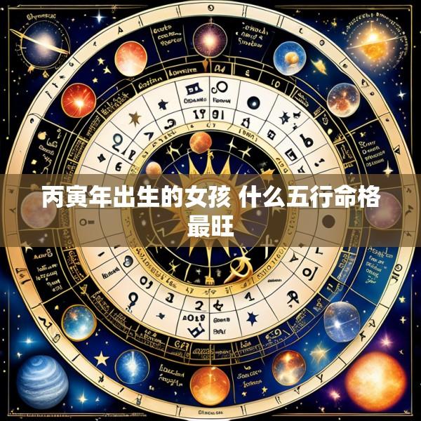 丙寅年出生的女孩 什么五行命格最旺