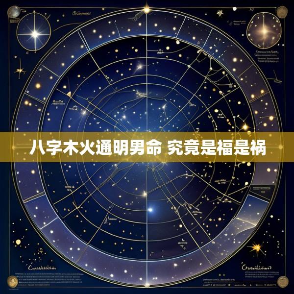 八字木火通明男命 究竟是福是祸