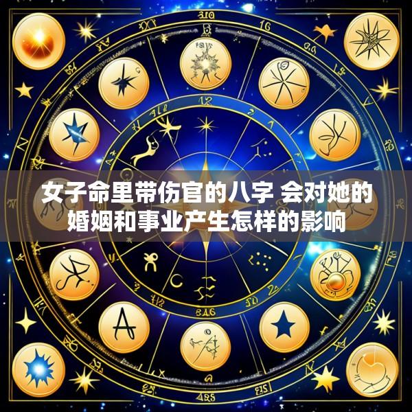女子命里带伤官的八字 会对她的婚姻和事业产生怎样的影响