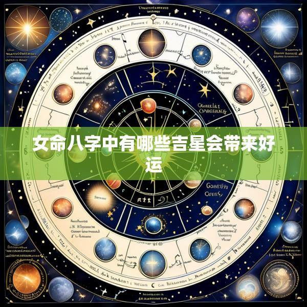 女命八字中有哪些吉星会带来好运