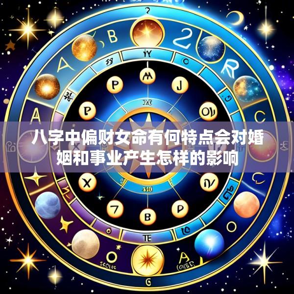 八字中偏财女命有何特点会对婚姻和事业产生怎样的影响