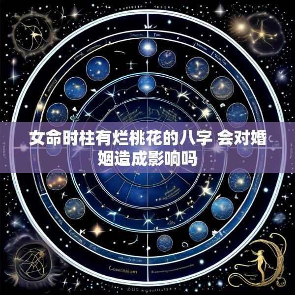 女命时柱有烂桃花的八字 会对婚姻造成影响吗