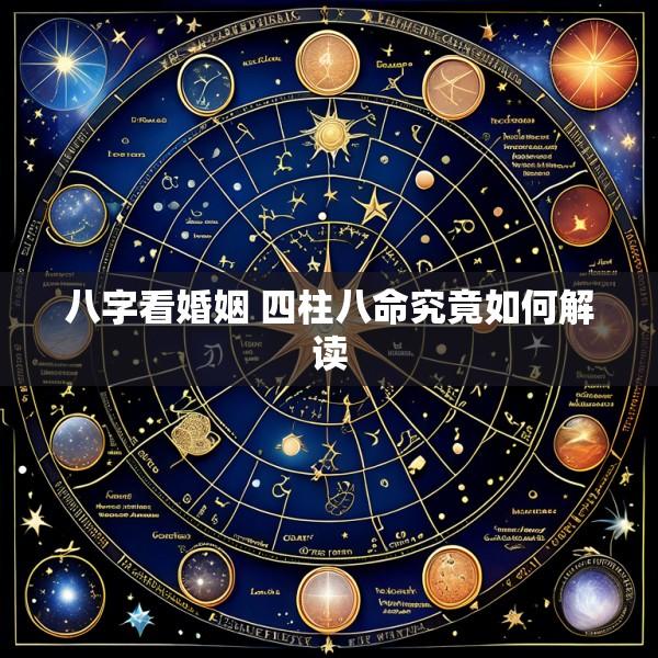八字看婚姻 四柱八命究竟如何解读