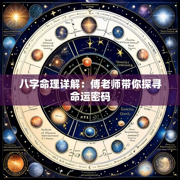 八字命理详解：傅老师带你探寻命运密码