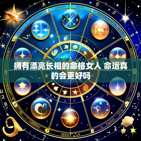 拥有漂亮长相的命格女人 命运真的会更好吗
