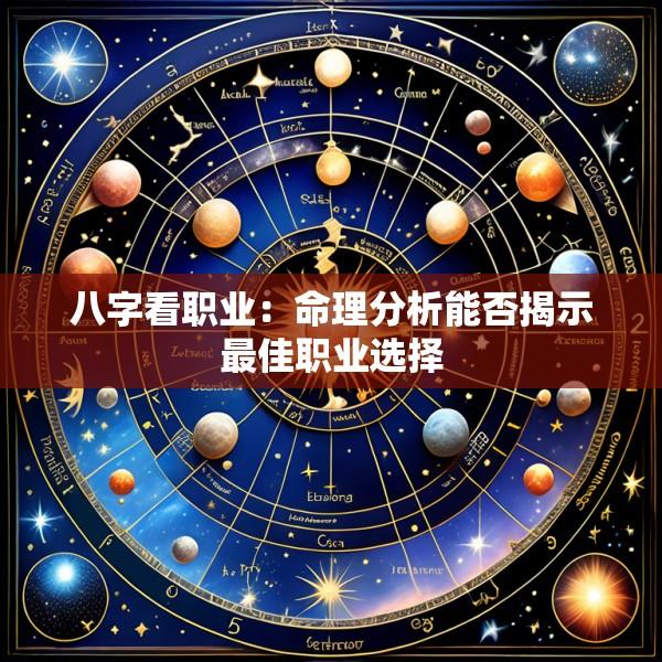 八字看职业：命理分析能否揭示最佳职业选择