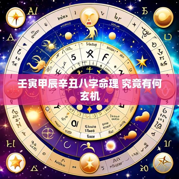 壬寅甲辰辛丑八字命理 究竟有何玄机
