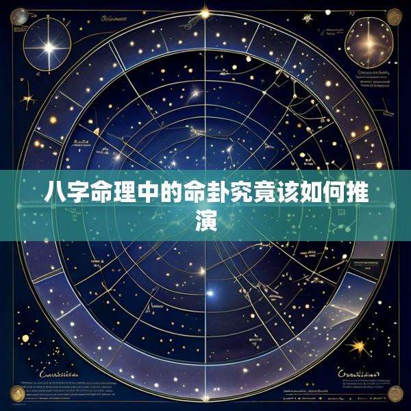 八字命理中的命卦究竟该如何推演