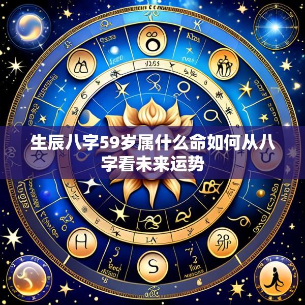 生辰八字59岁属什么命如何从八字看未来运势