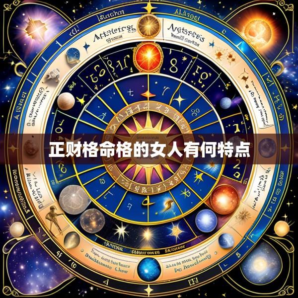 正财格命格的女人有何特点