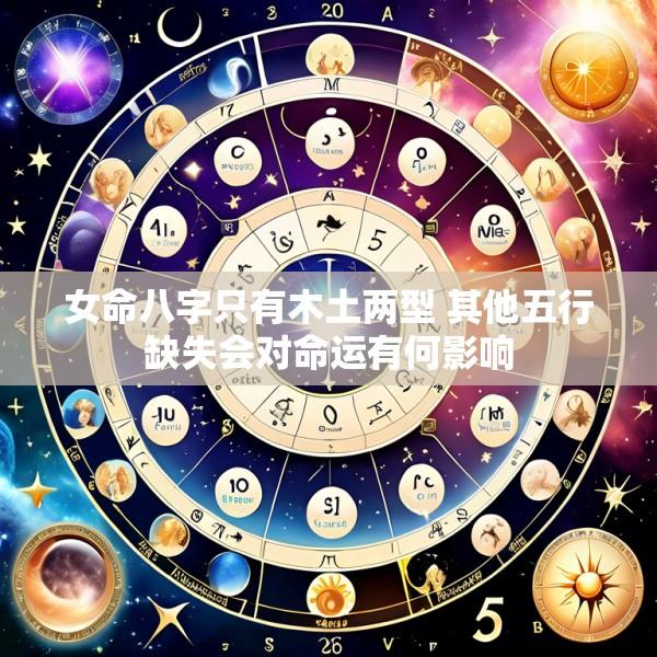 女命八字只有木土两型 其他五行缺失会对命运有何影响
