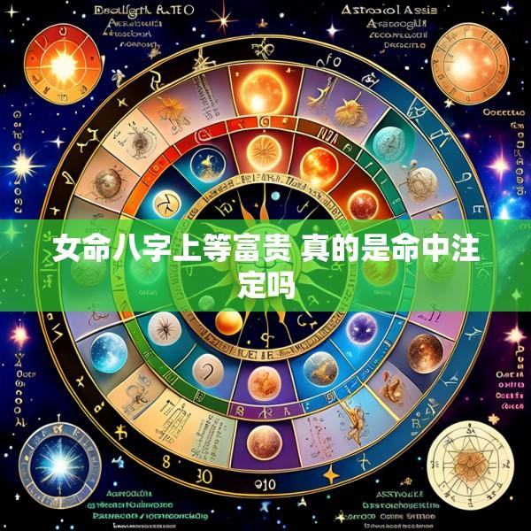 女命八字上等富贵 真的是命中注定吗