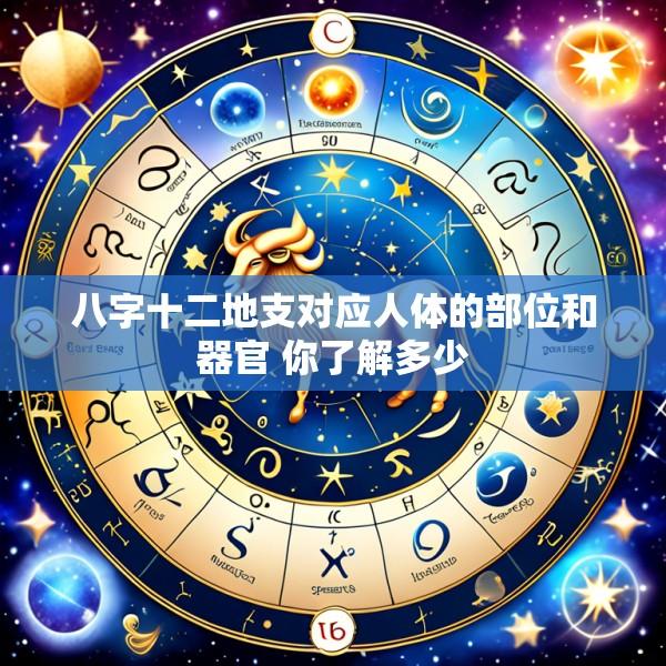 八字十二地支对应人体的部位和器官 你了解多少