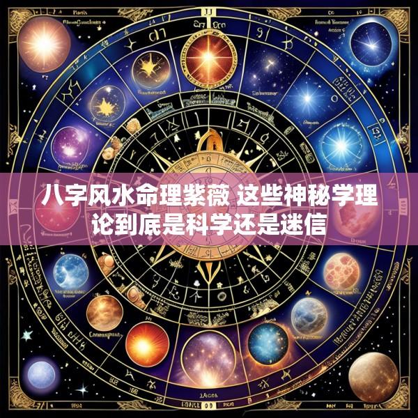 八字风水命理紫薇 这些神秘学理论到底是科学还是迷信