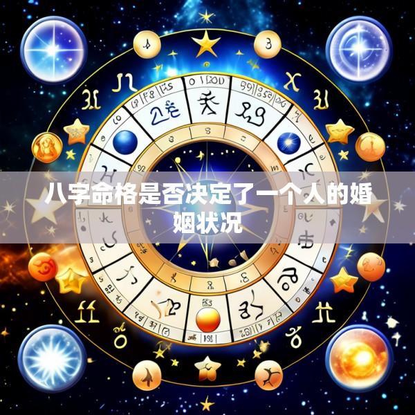 八字命格是否决定了一个人的婚姻状况
