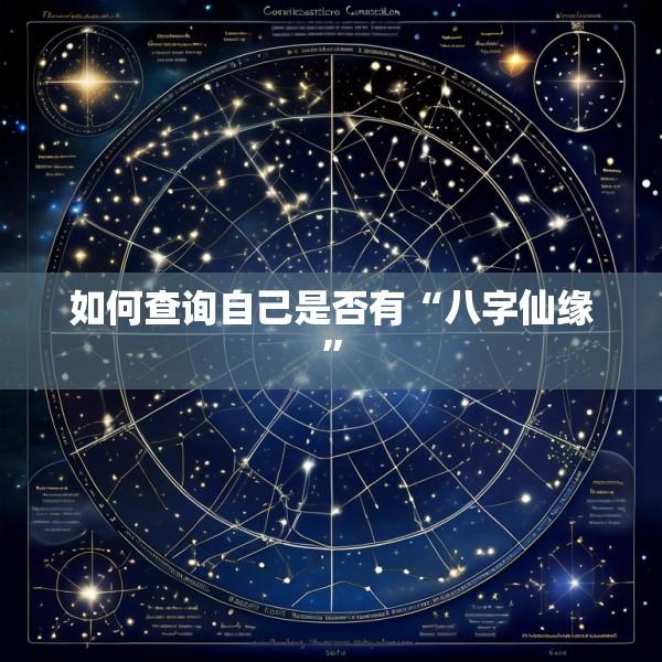 如何查询自己是否有“八字仙缘”