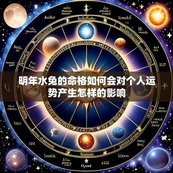 明年水兔的命格如何会对个人运势产生怎样的影响