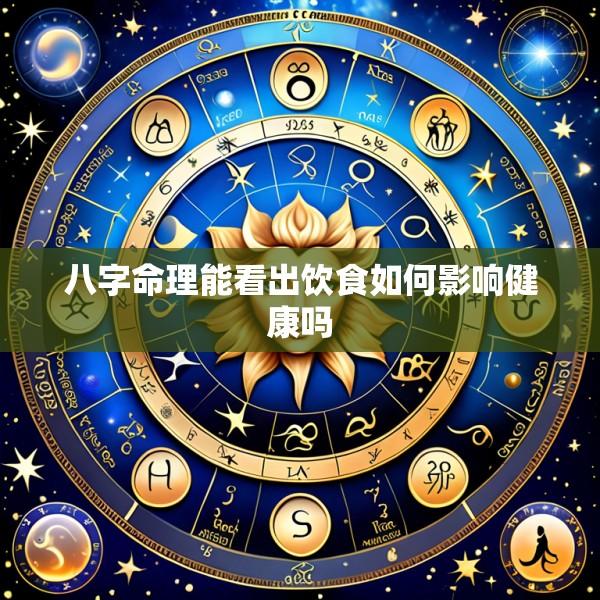 八字命理能看出饮食如何影响健康吗